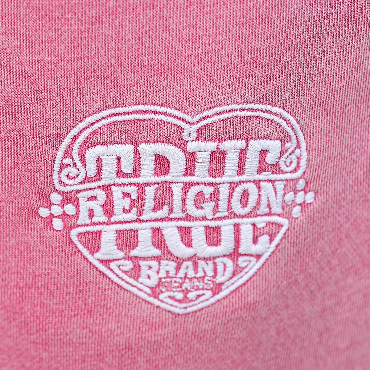 Ausgestellte Frottee-Jogginghose mit Logo