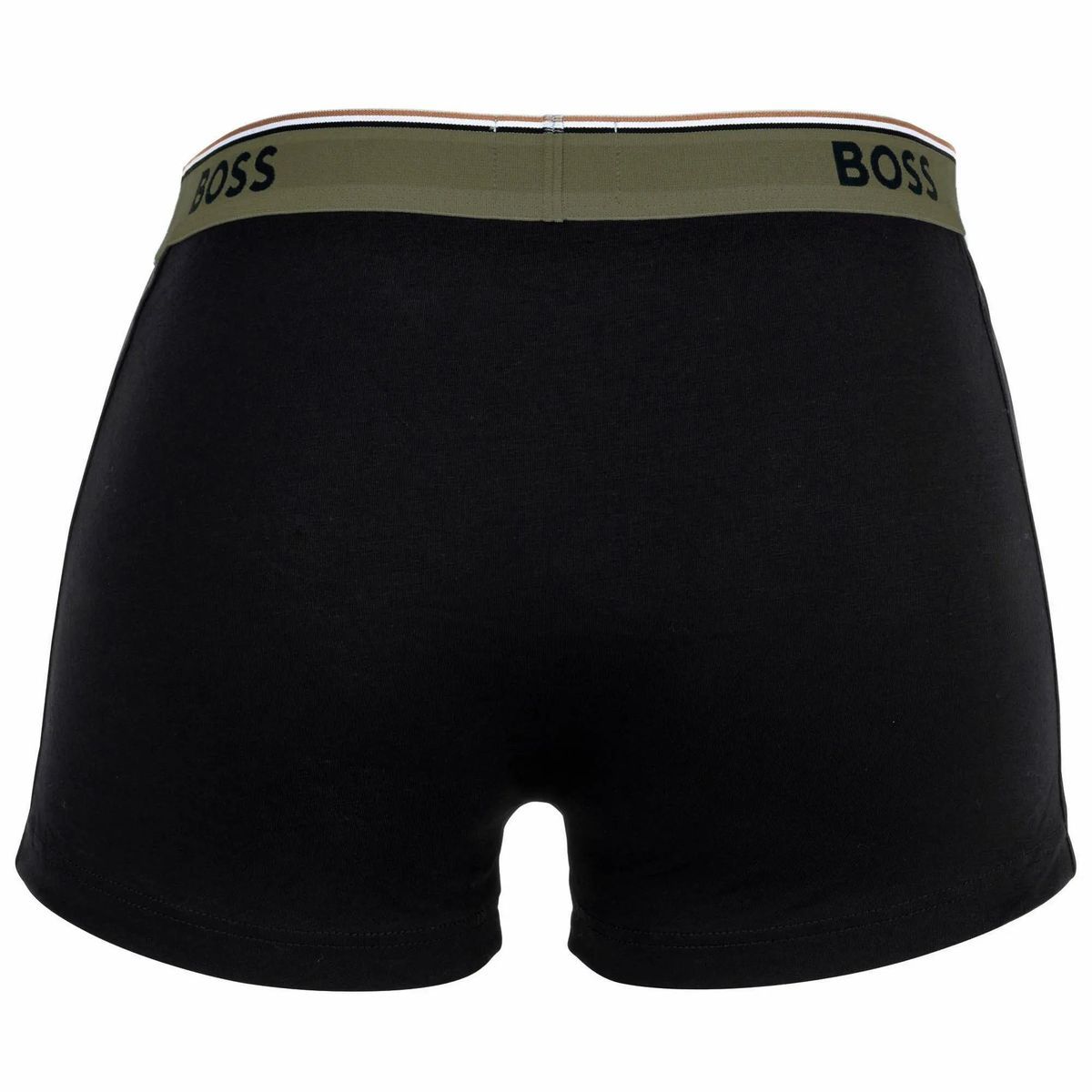Herren Baumwoll-Stretch Trunkshorts Schwarz
