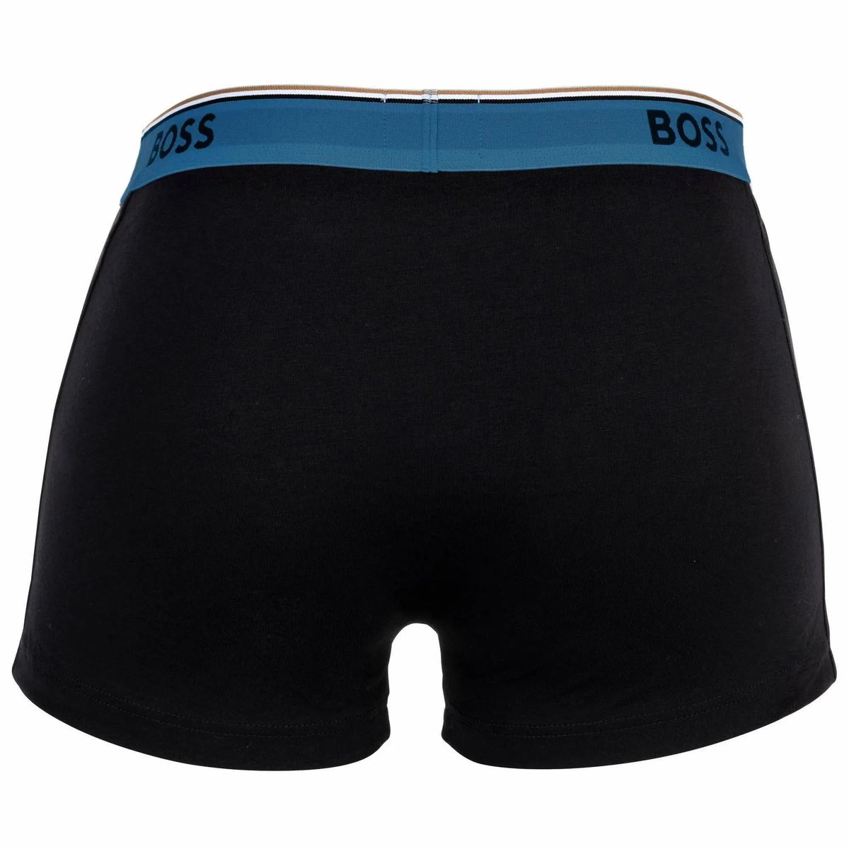 Herren Baumwoll-Stretch Trunkshorts Schwarz