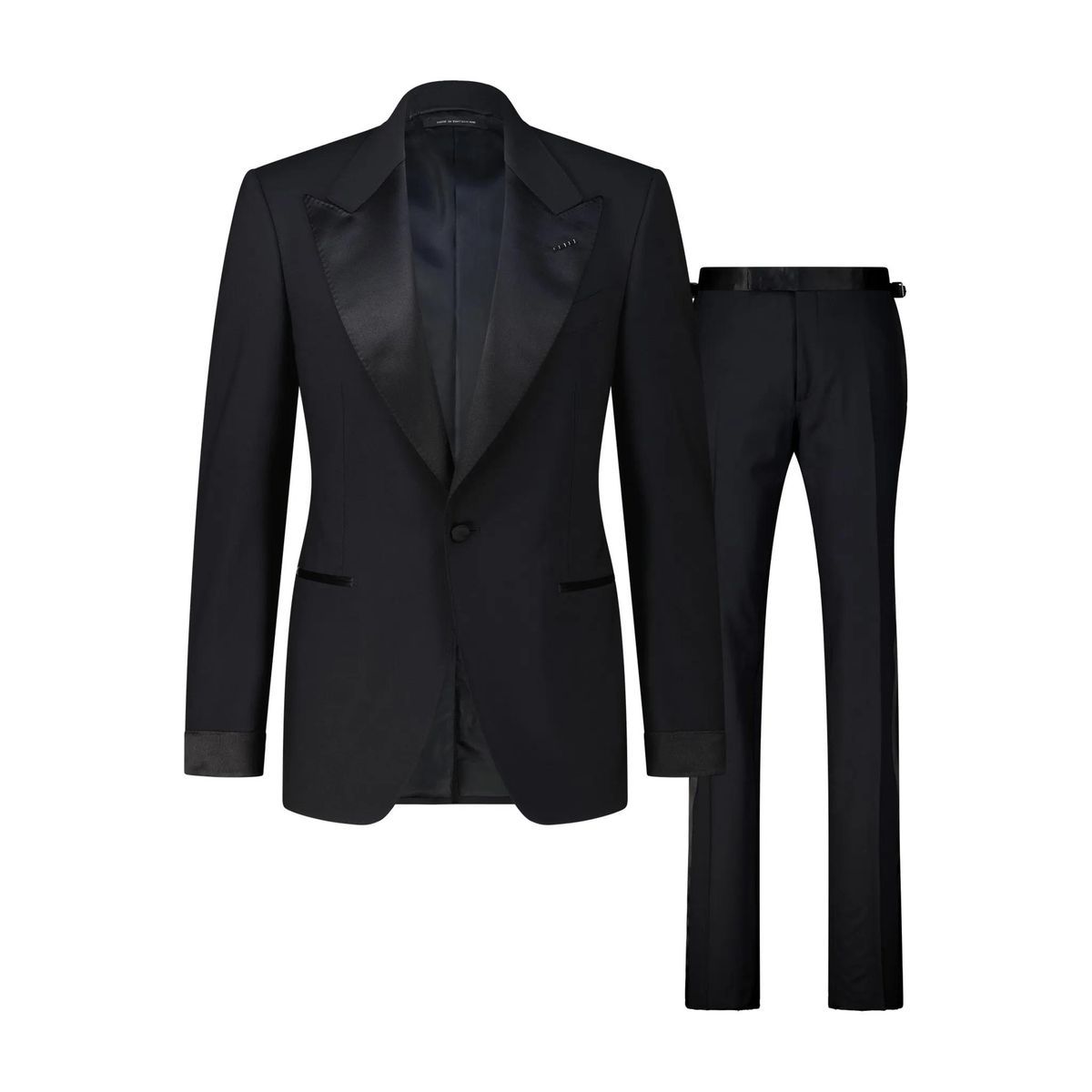 Schmale Woll-Smokinghose