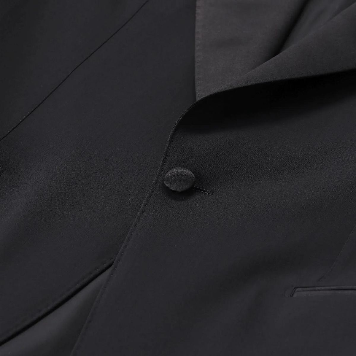 Schmale Woll-Smokinghose