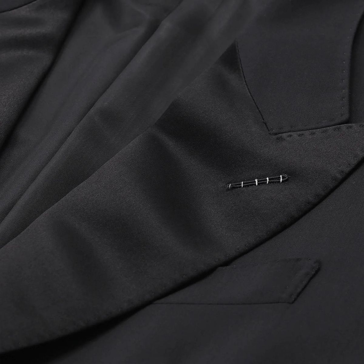 Schmale Woll-Smokinghose