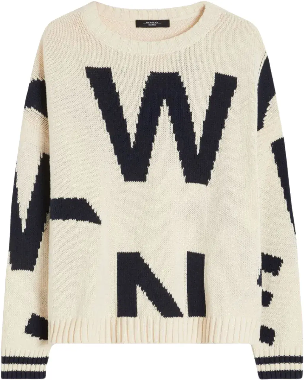 Weekend Max Mara Pullover mit Buchstaben-Print