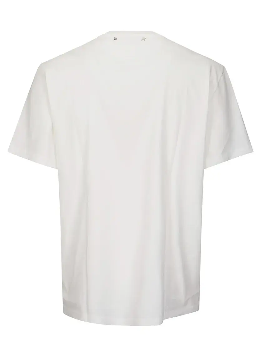 Minimalistisches Logo Baumwoll-T-Shirt