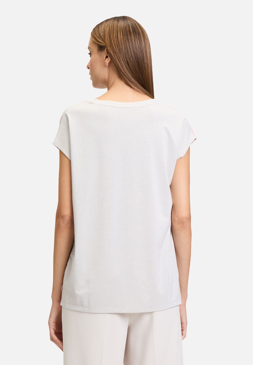 Oberteil mit Blumendruck und lockerer Passform