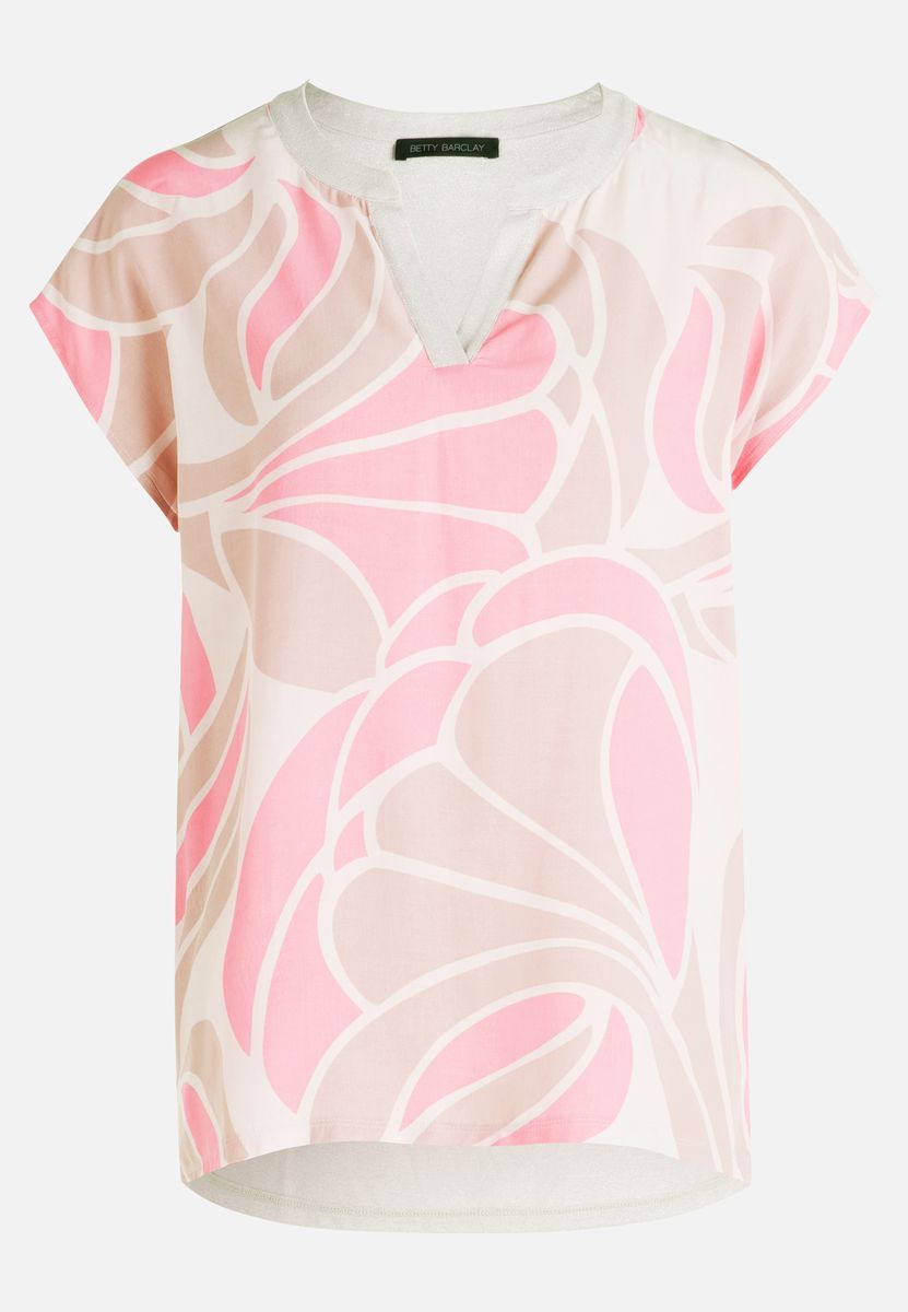 Oberteil mit Blumendruck und lockerer Passform