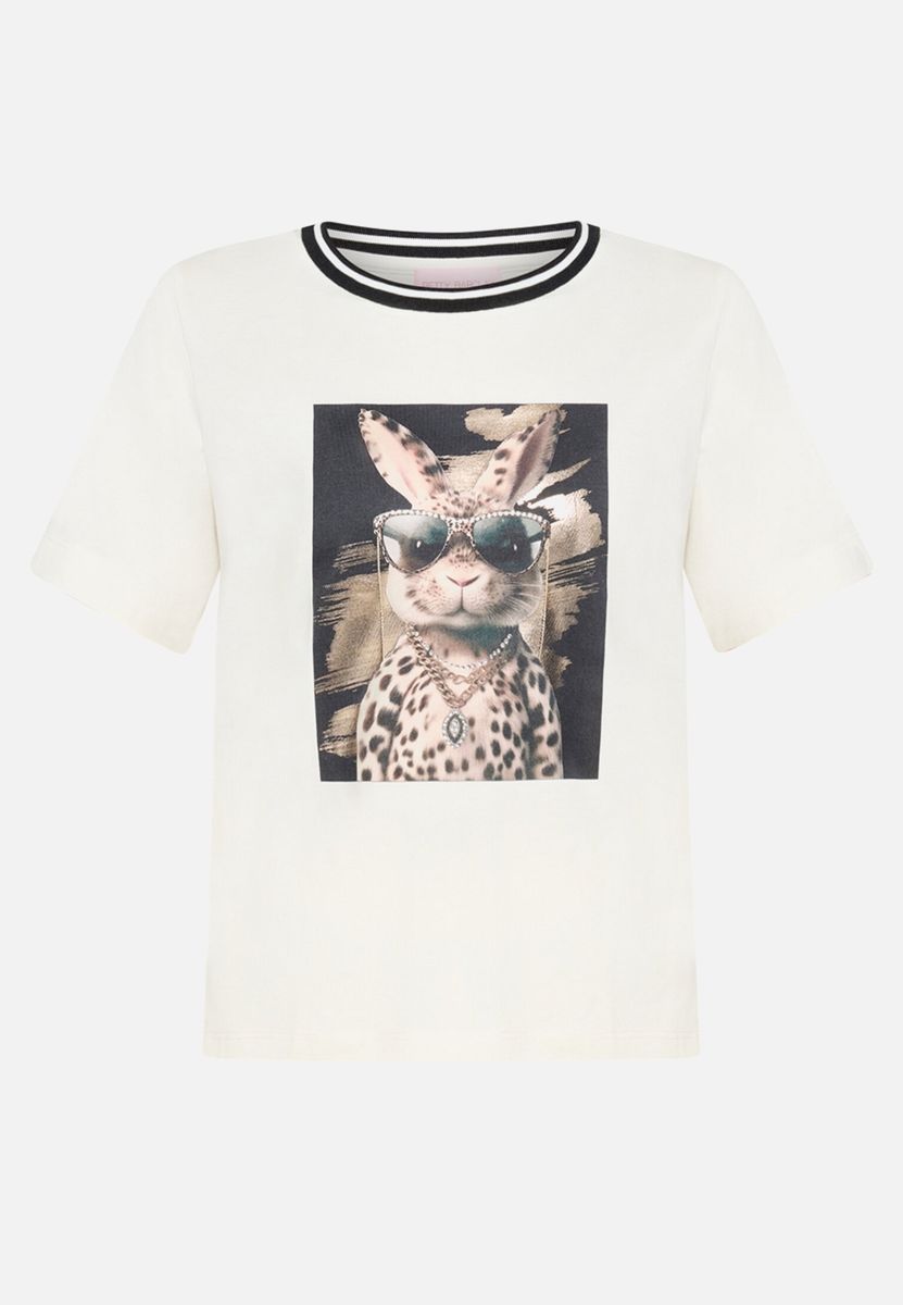 Basic Shirt mit Aufdruck