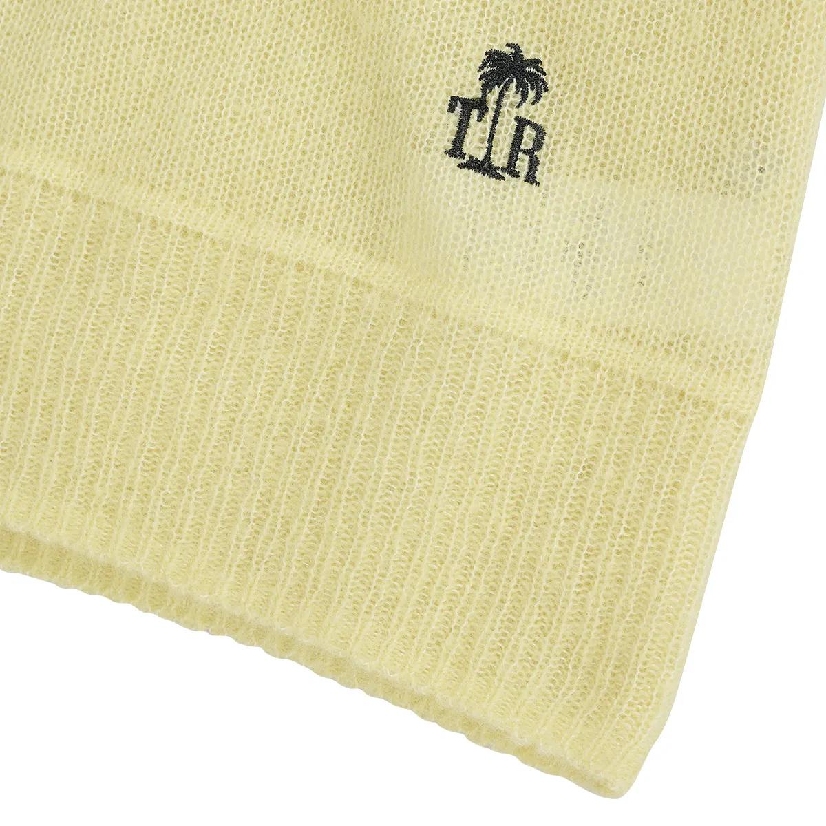 Lässiger Strickpullover mit V-Ausschnitt