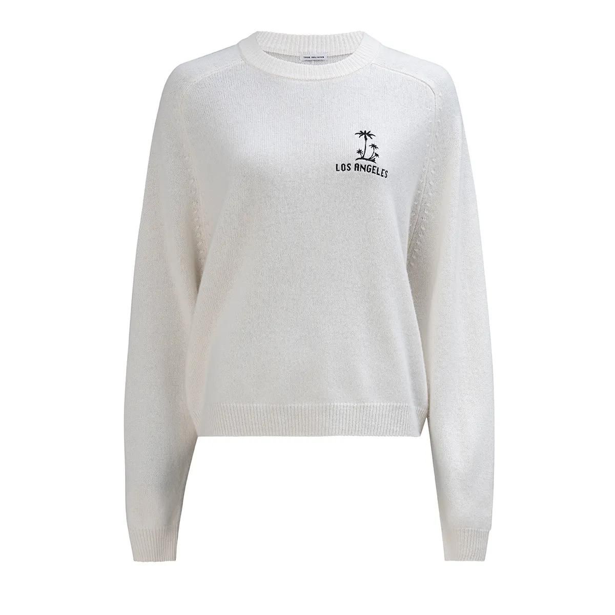 Los Angeles Grafik Baumwollstrickpullover