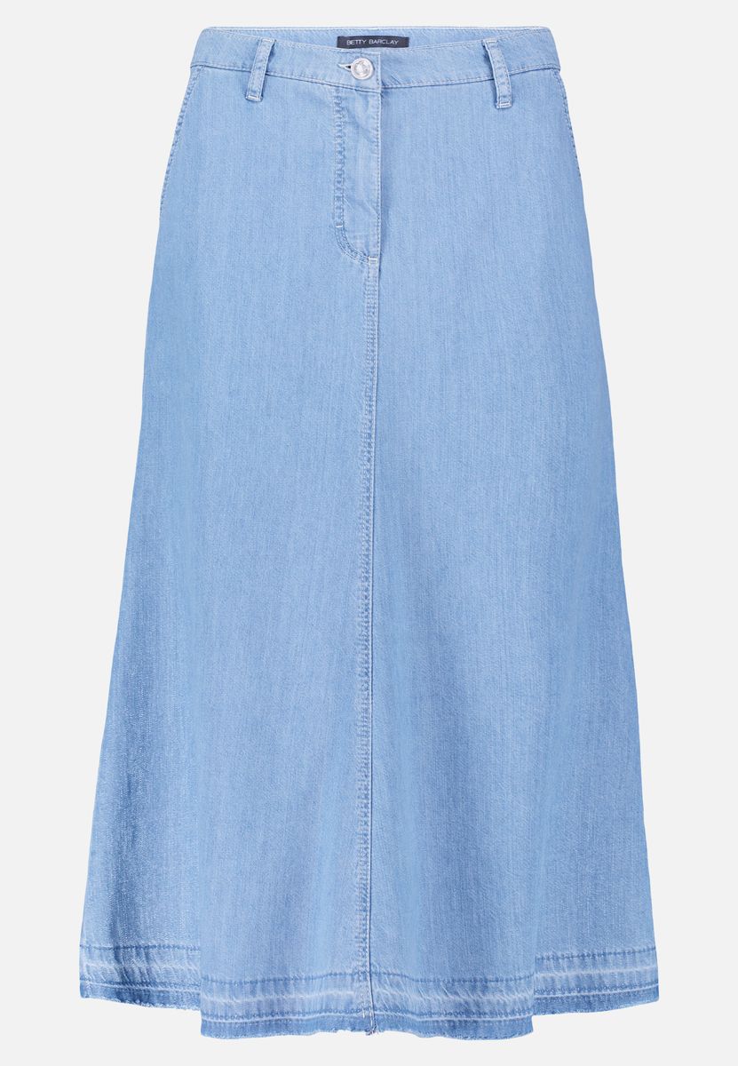 A-Linien-Jeans-Midi-Rock