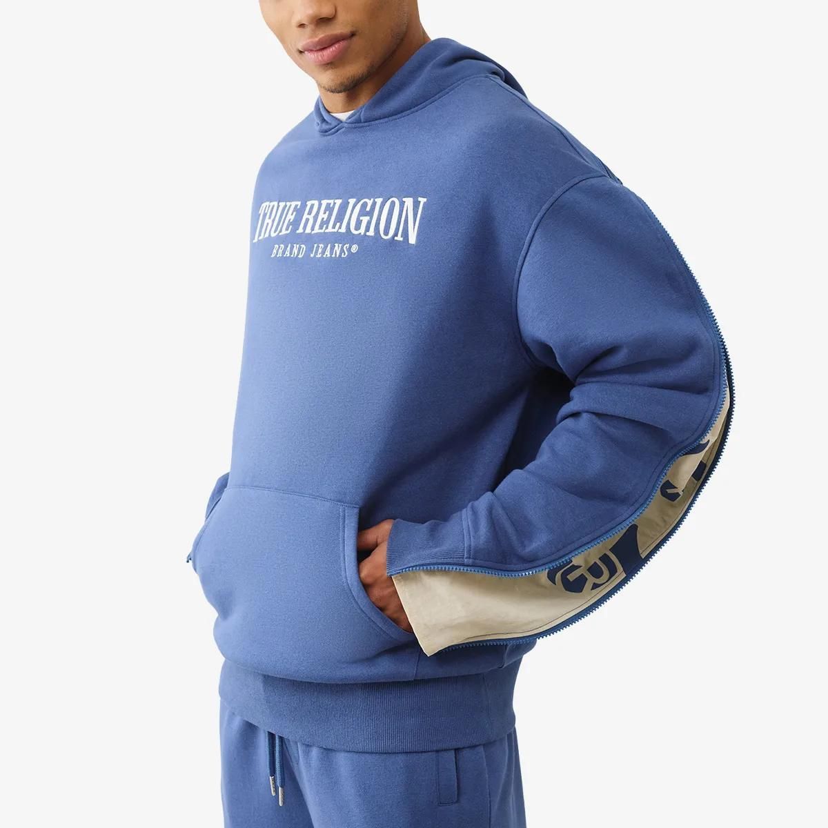 Hoodie mit Logo-Print, Relaxed Fit