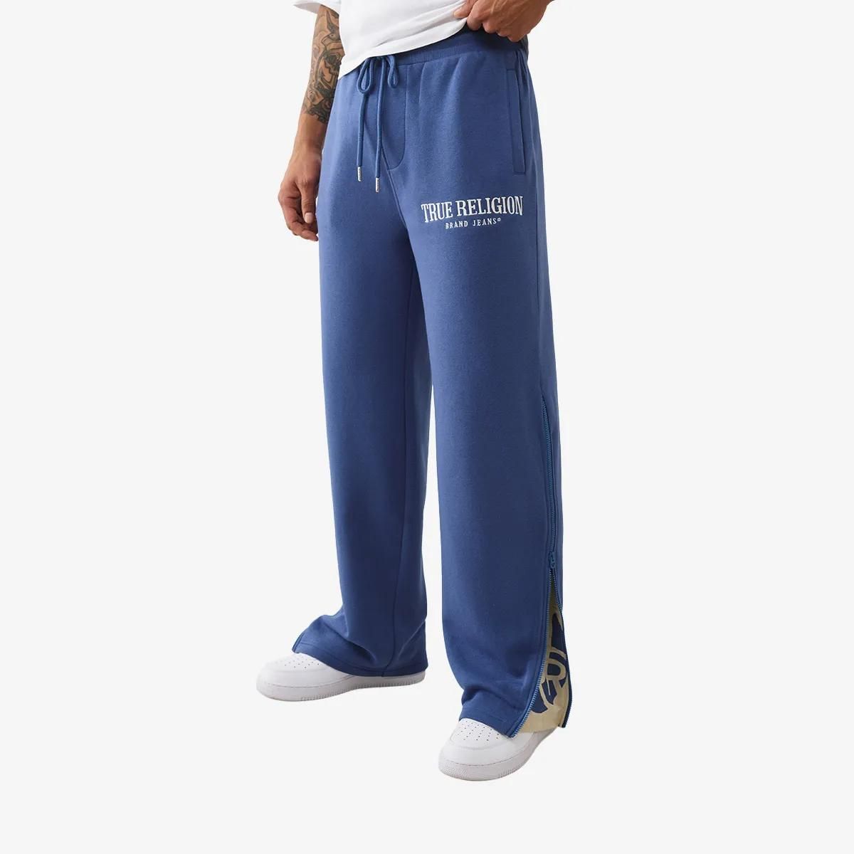 Sweathose mit entspannter Passform und Beinreißverschlüssen