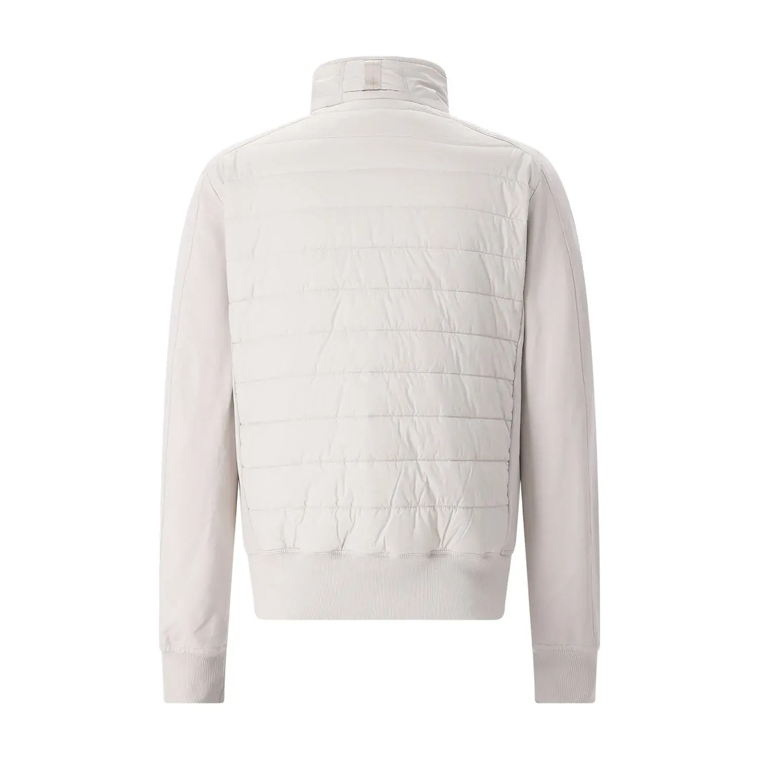 Hybride Steppjacke mit Strickärmeln