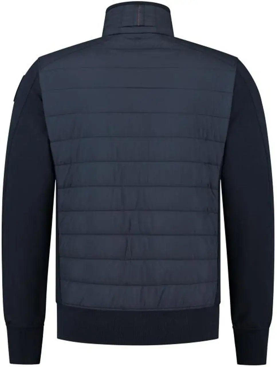 Hybride Steppjacke mit Strickärmeln