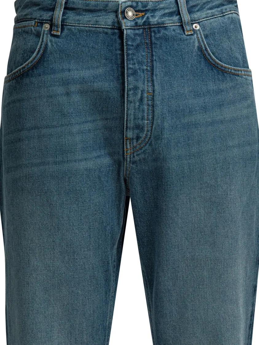 Gerade Jeans mit Naht-Detail