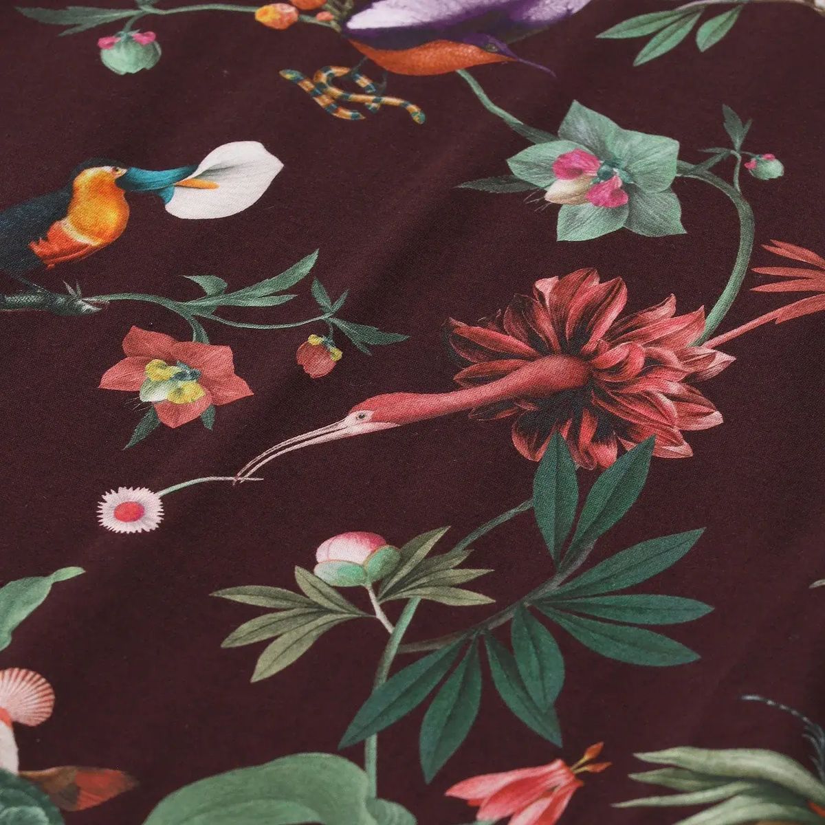 Maxi-Kleid aus Baumwolljersey mit Blumendruck