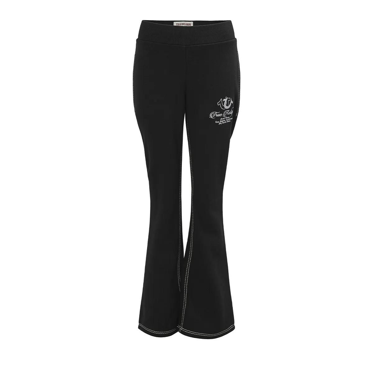 Ausgestellte Jogginghose mit Logo-Details