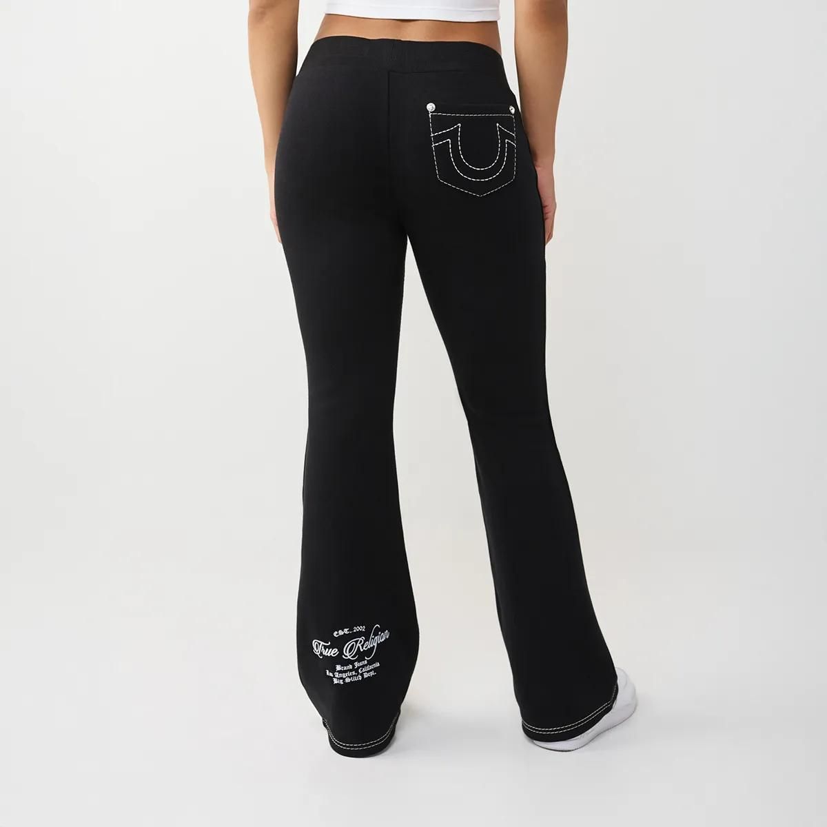 Ausgestellte Jogginghose mit Logo-Details