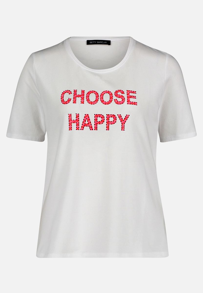 Basic Shirt mit Aufdruck