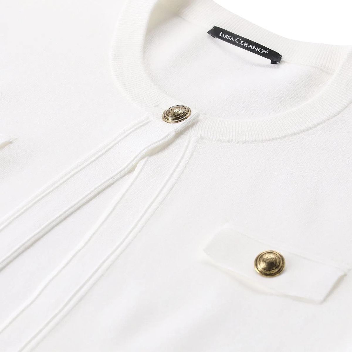 Elegante Strick-Blousonjacke