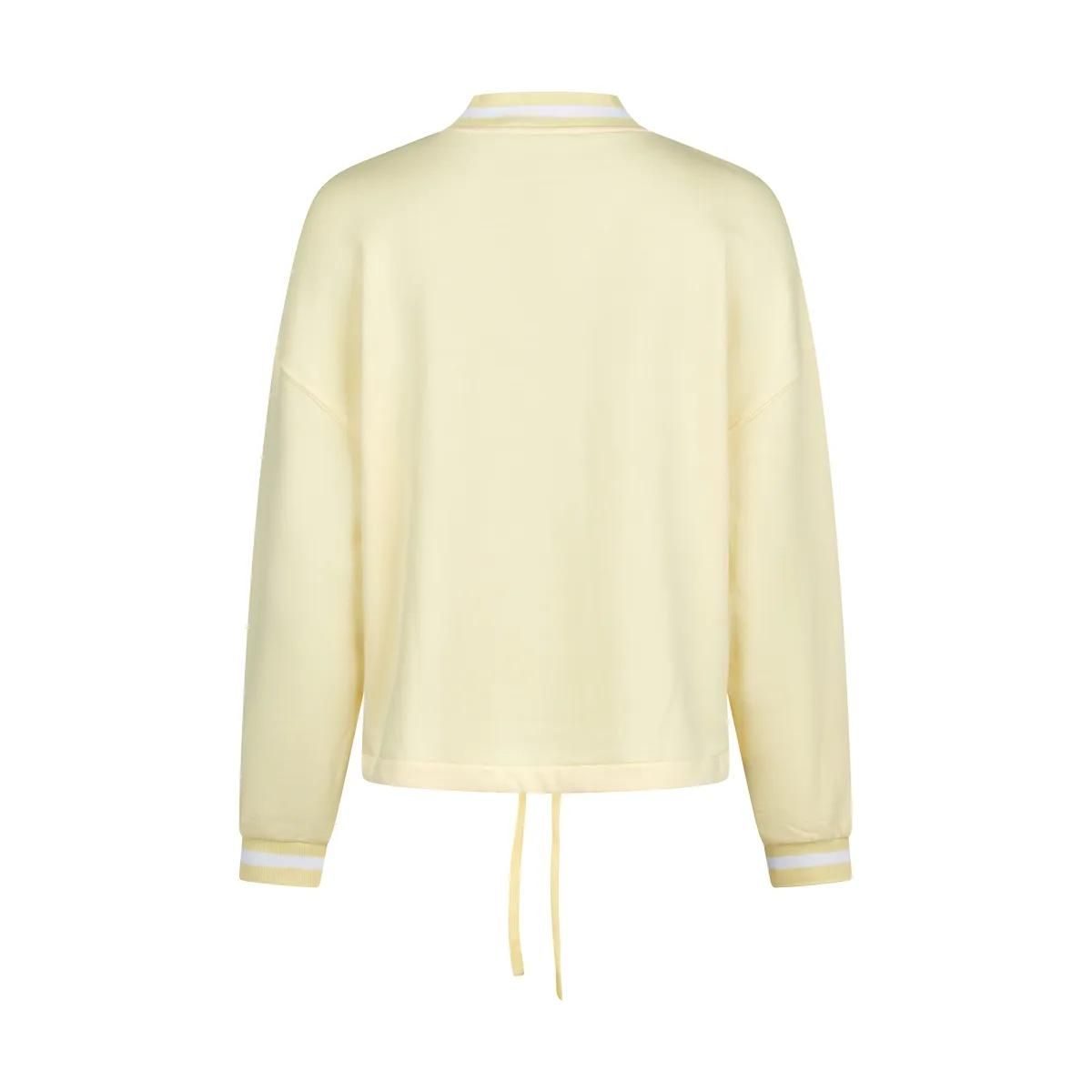 Sweatshirt mit Kordelzugsaum und Herz-Detail