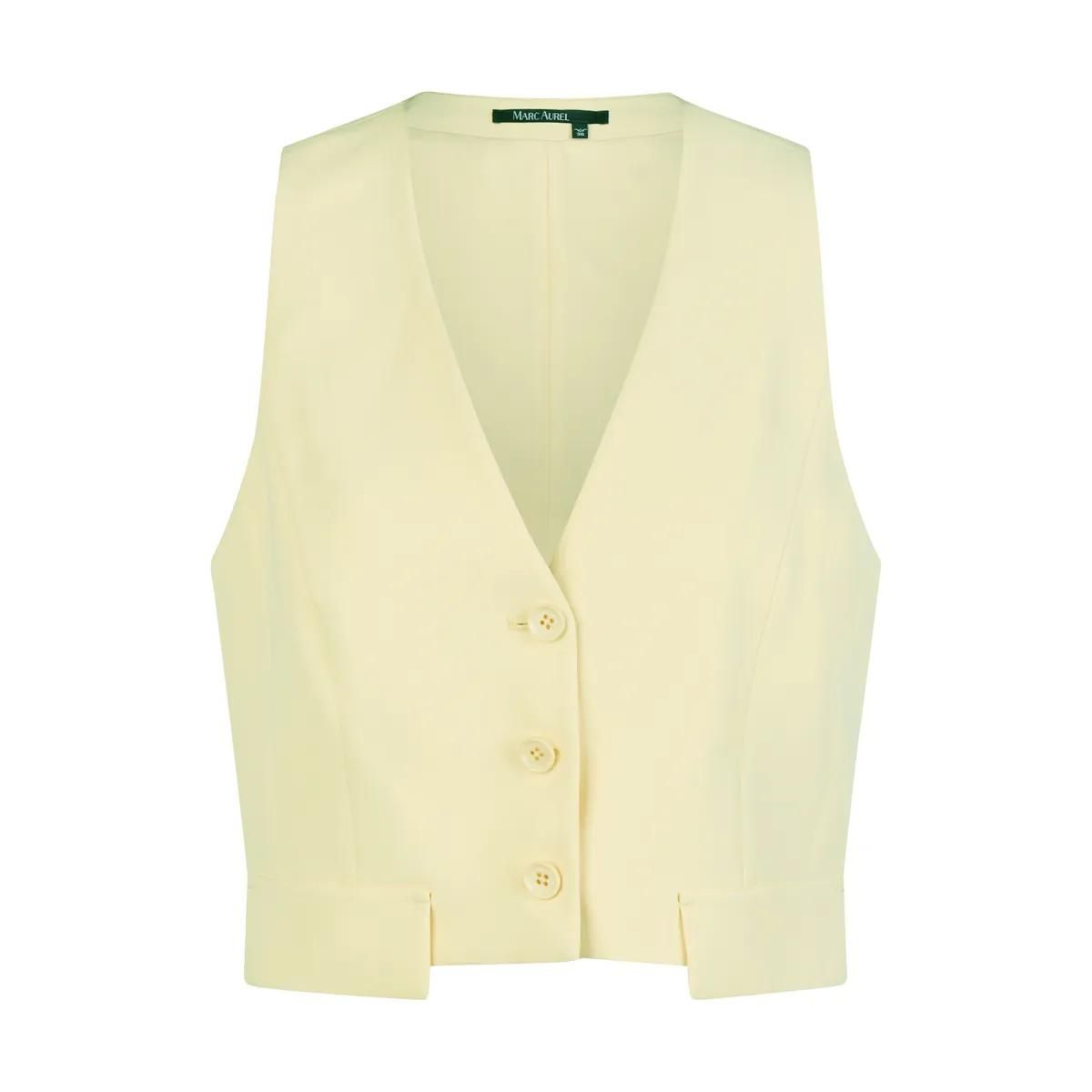 Gekürzte Weste mit Knopfleiste