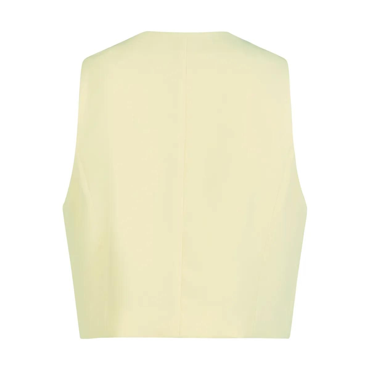 Gekürzte Weste mit Knopfleiste