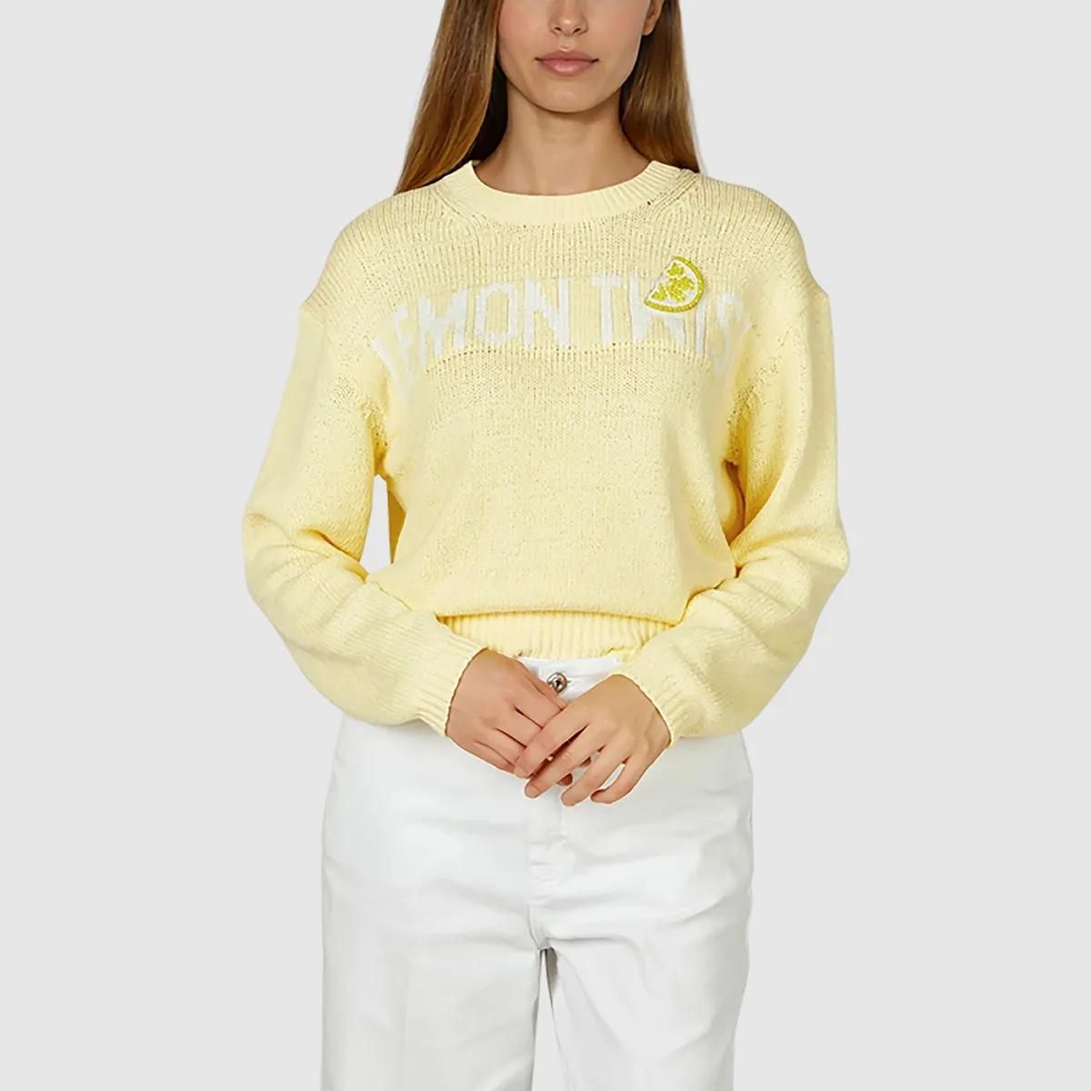 Pullover mit Zitronen-Badge