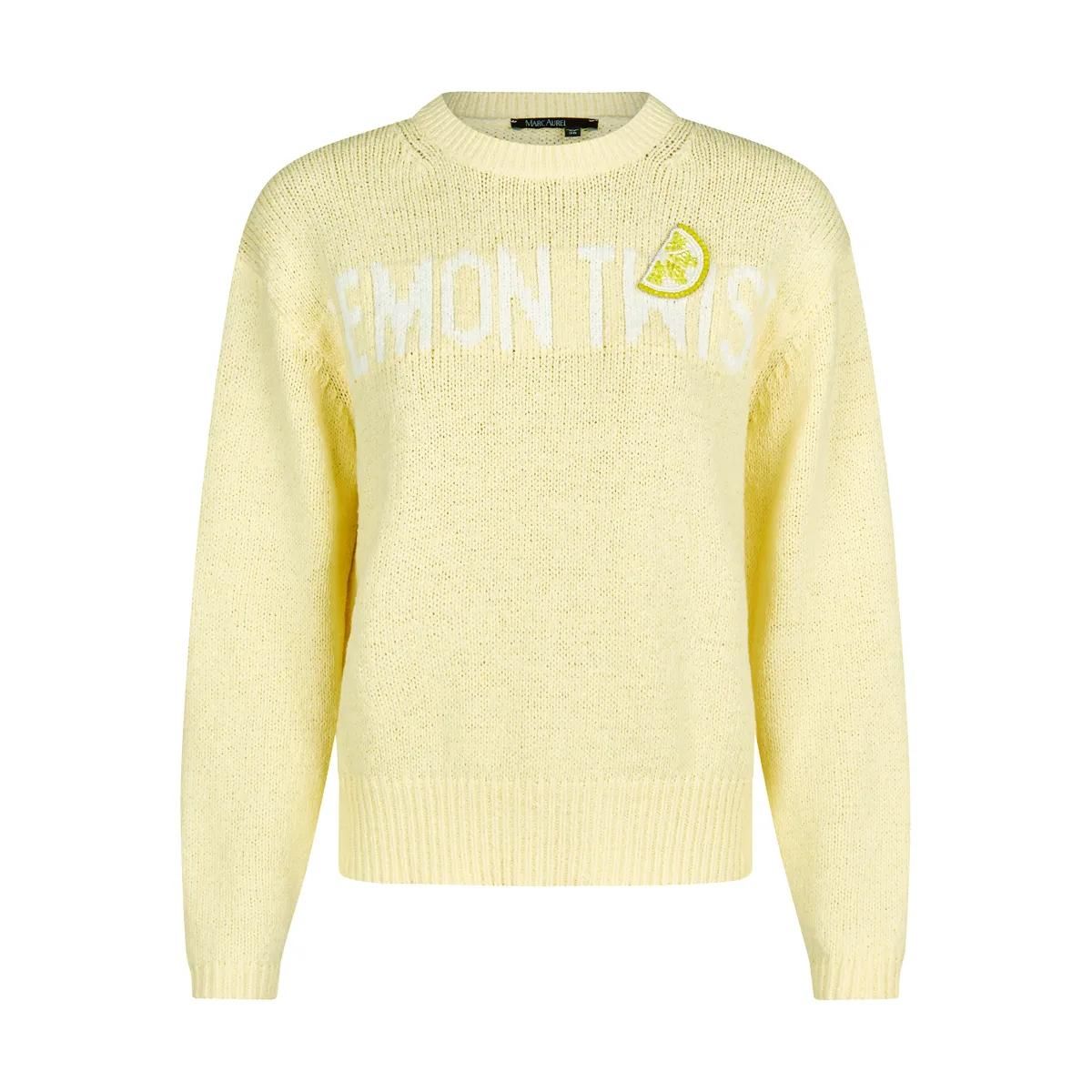 Pullover mit Zitronen-Badge