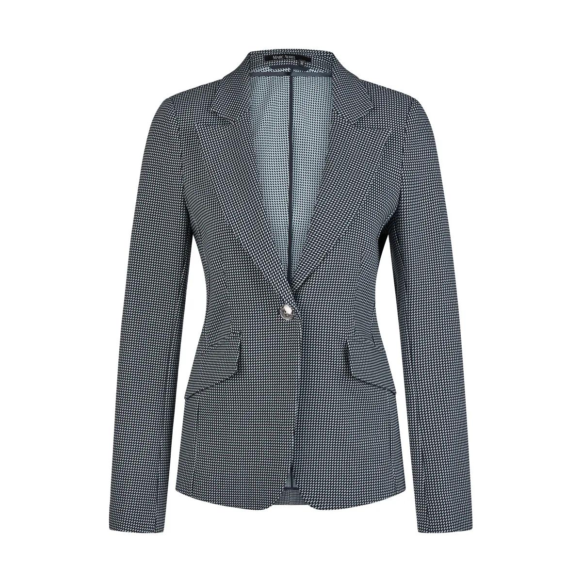 Strukturierter Blazer mit Jacquardmuster