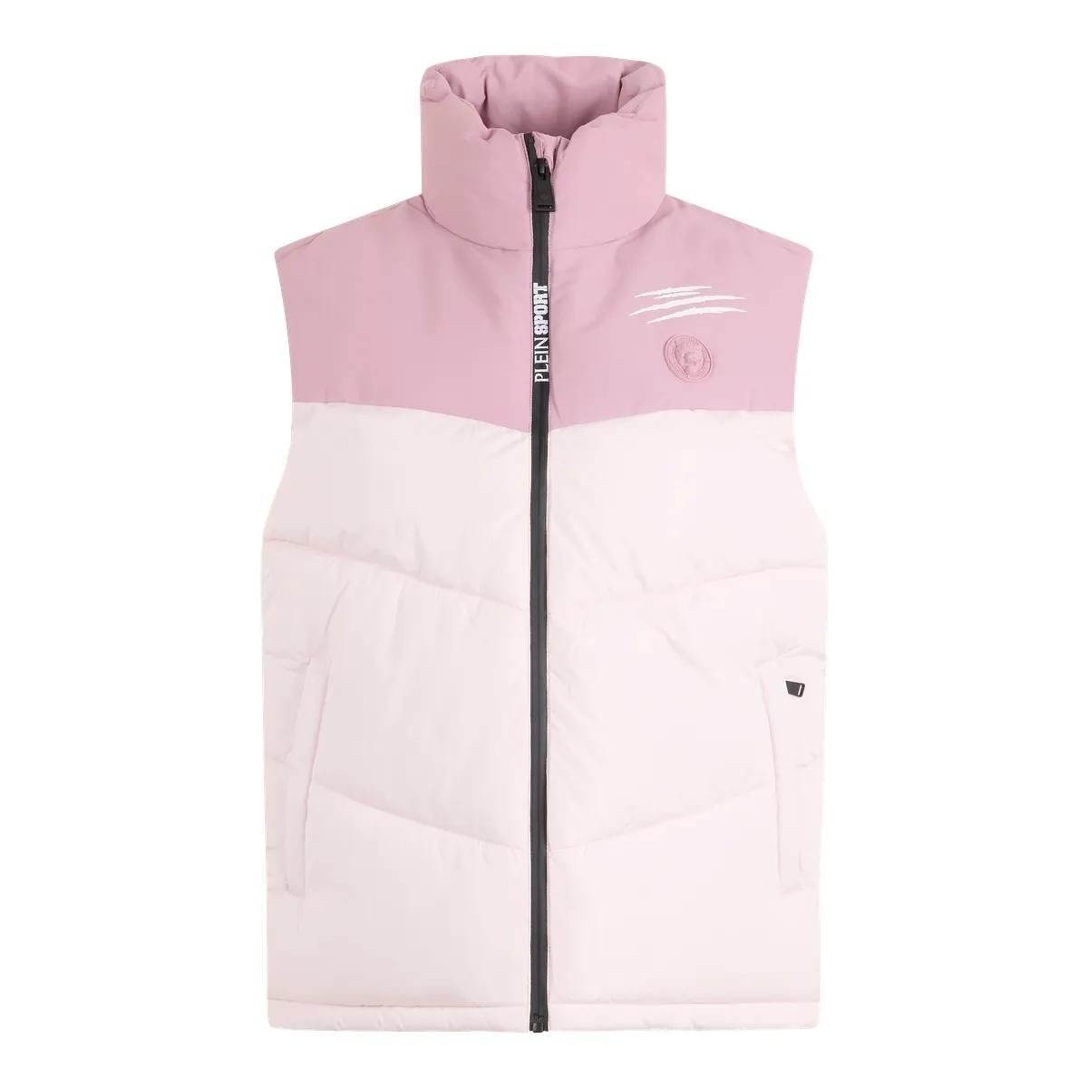 Gepolsterte Colorblock Trainingsweste