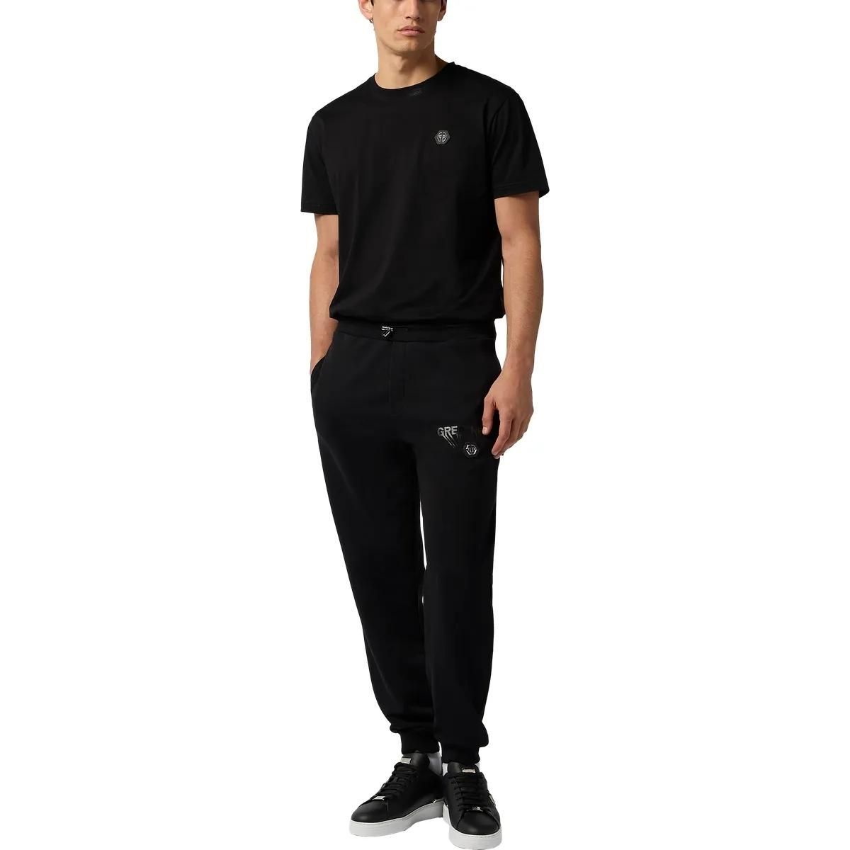 Locker geschnittene Fleece-Jogginghose