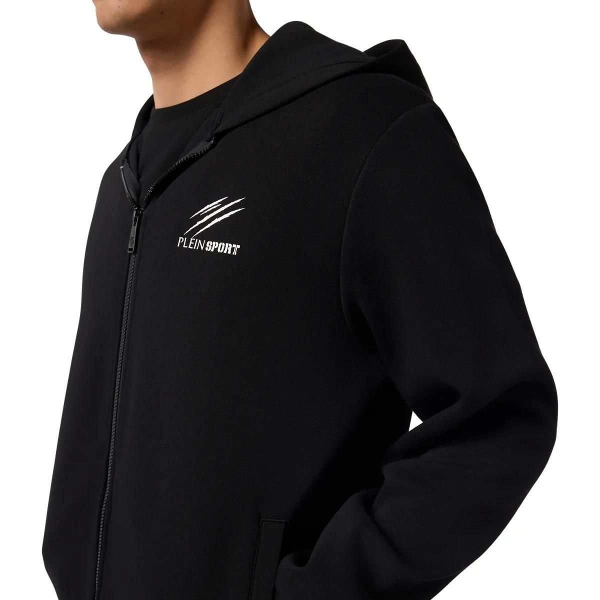 Sportliches Piqué Zip-Up Hoodie