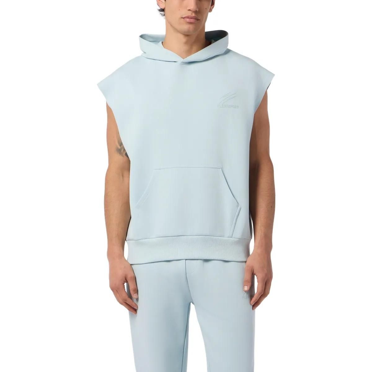 Ärmelloser Athleisure Hoodie Weste