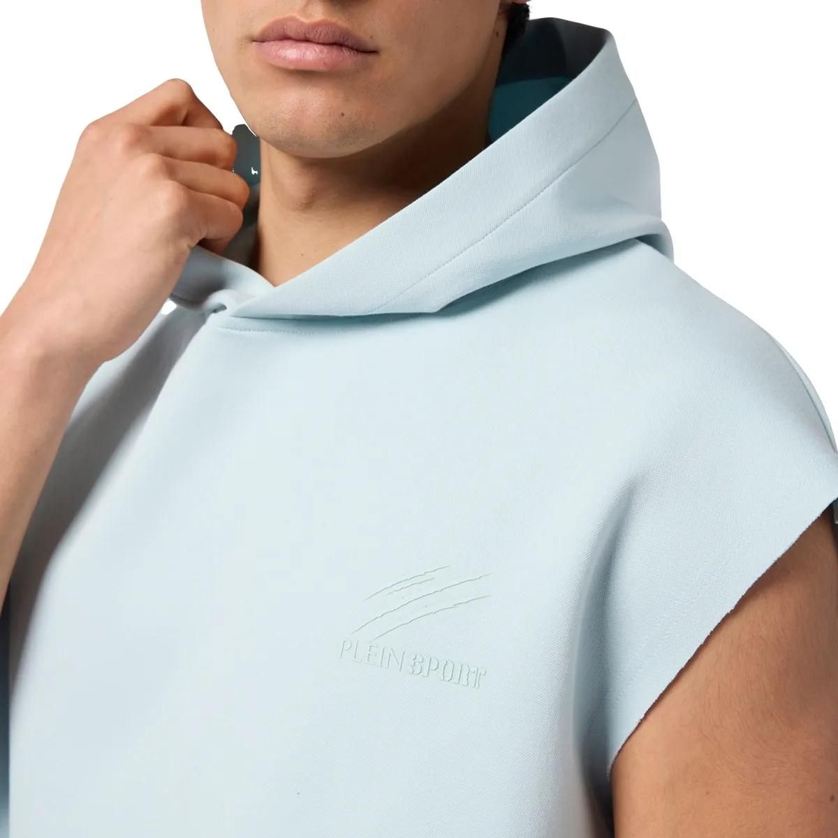 Ärmelloser Athleisure Hoodie Weste