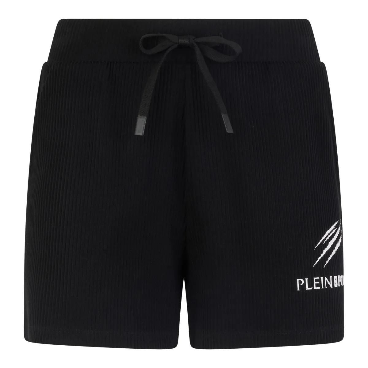 Gerippte Strickshorts mit lockerer Passform