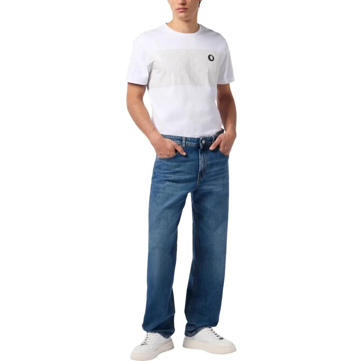 Relaxte Jeans aus Denim