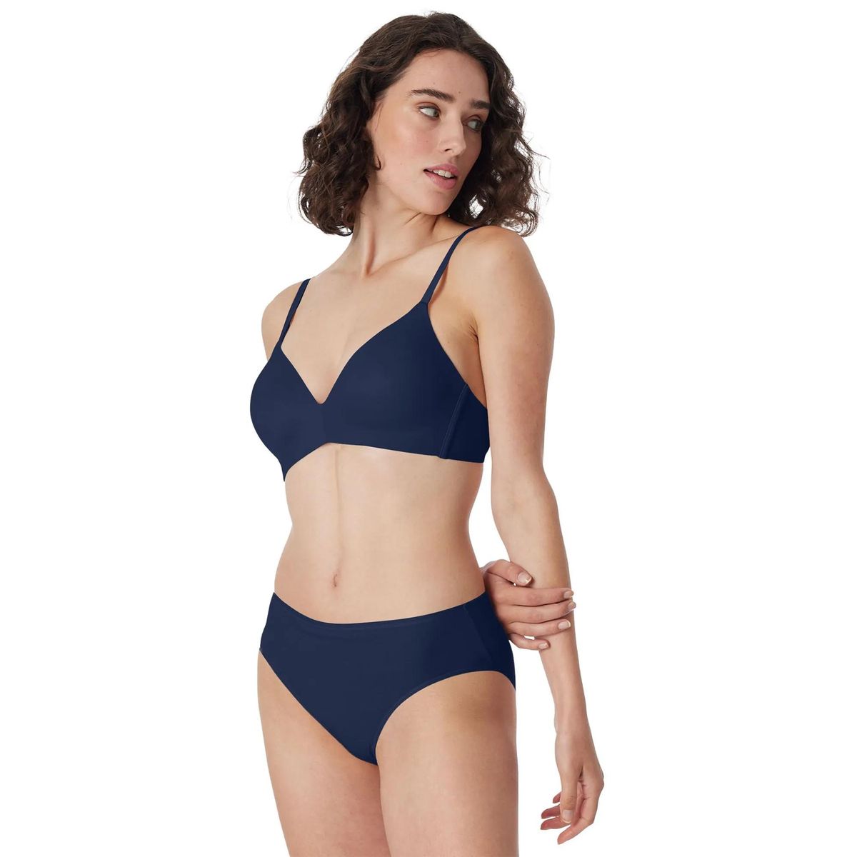 Bequeme Baumwoll-Slips mit hohem Bund