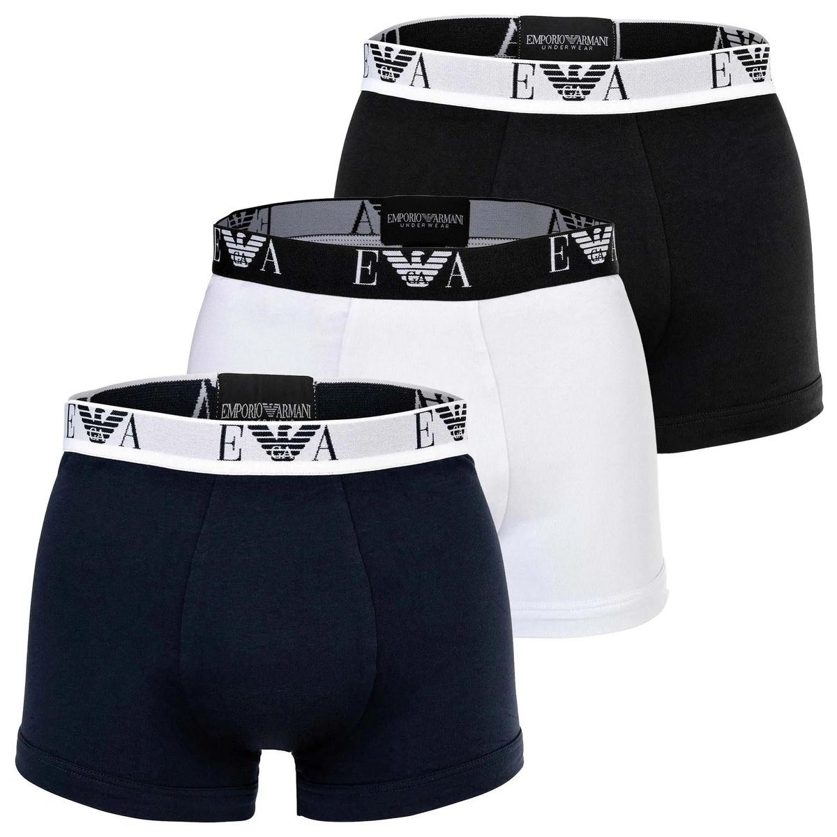 Einfarbige Boxerbriefs aus Baumwollmischung