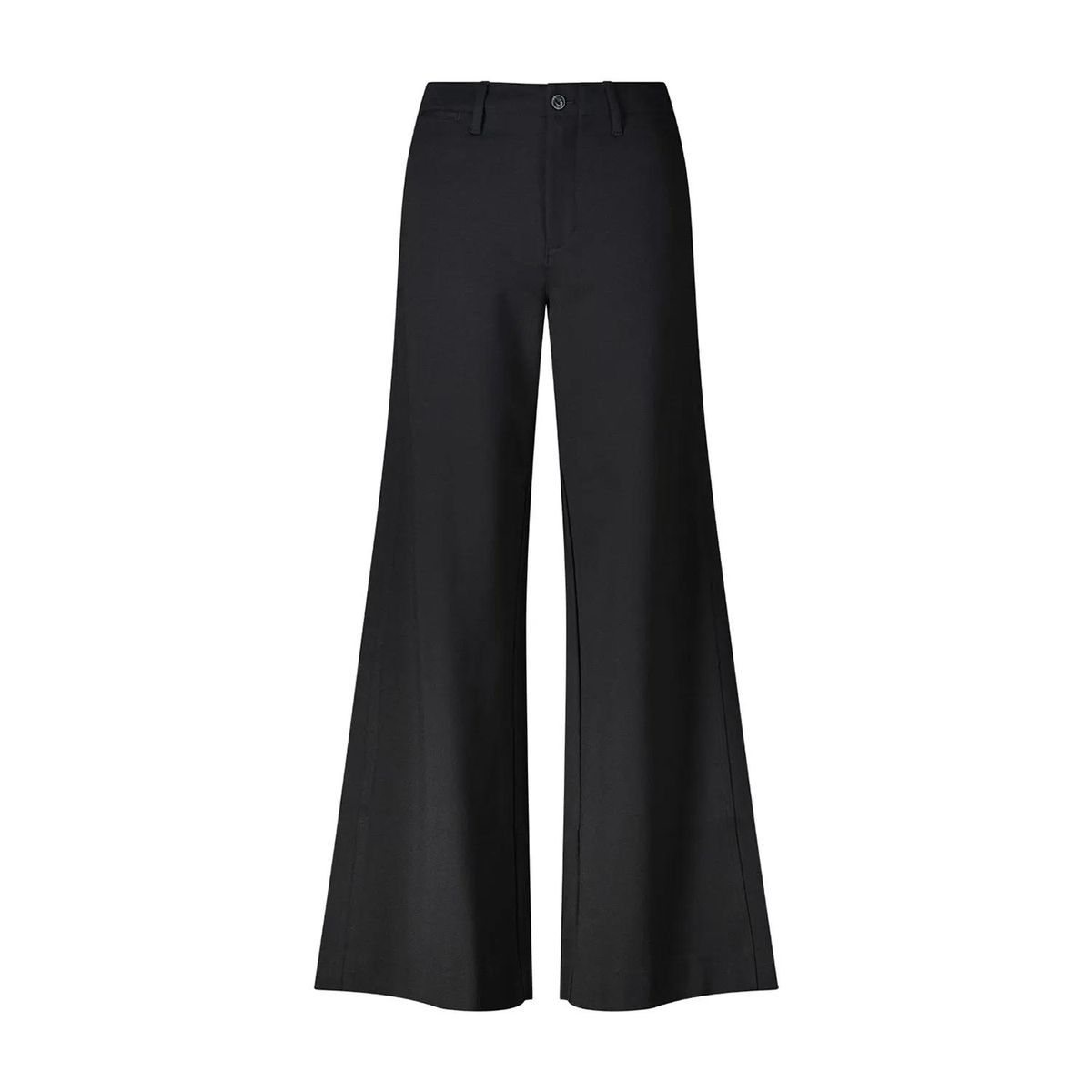 Weite Hose mit hoher Taille