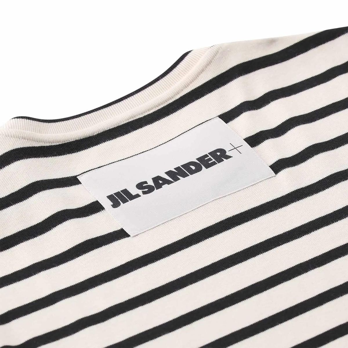 Gestreiftes Jersey-Maxikleid aus Baumwolle