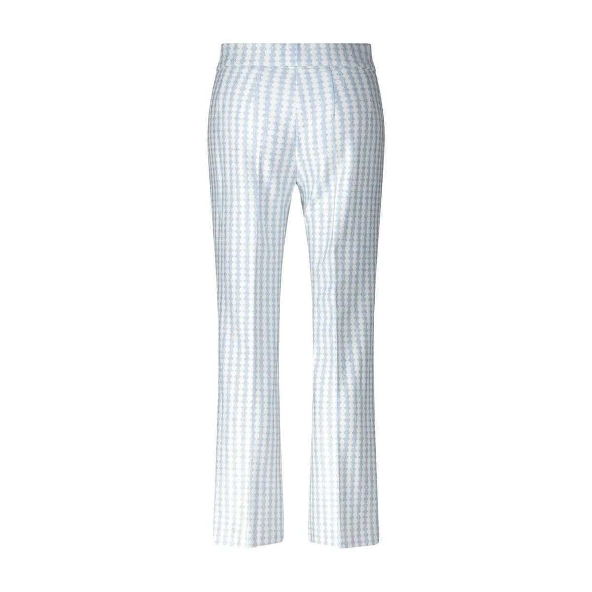 Gemusterte Schlupfhose mit geradem Bein