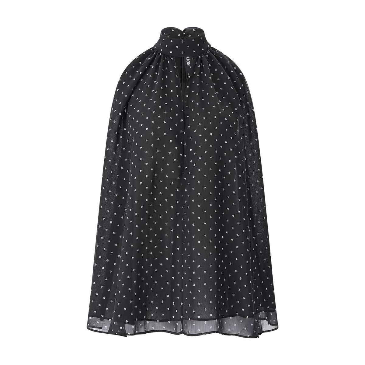 Elegantes Neckholder-Top mit Blumenmuster