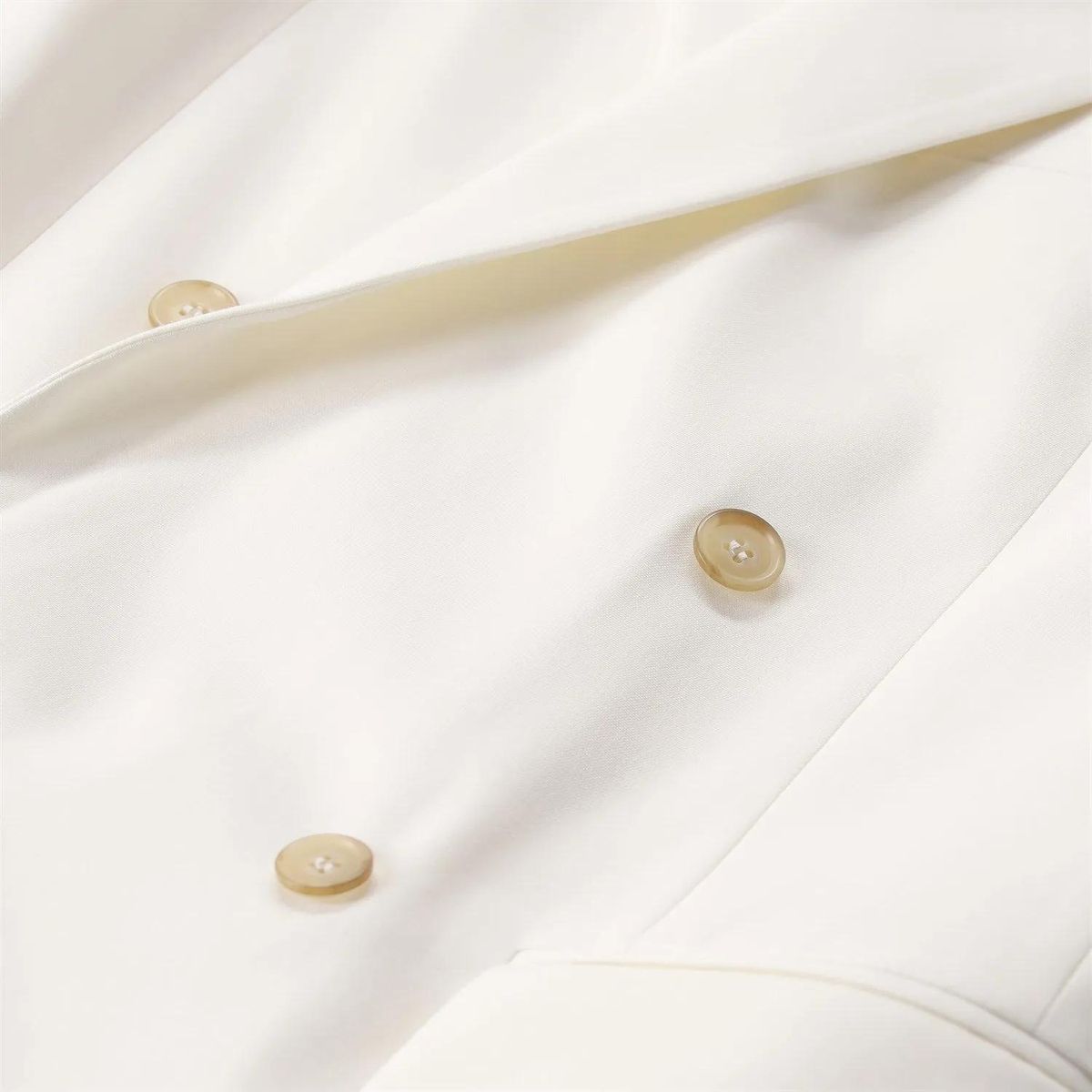 Eleganter, zweireihiger Blazer aus Wollmischung