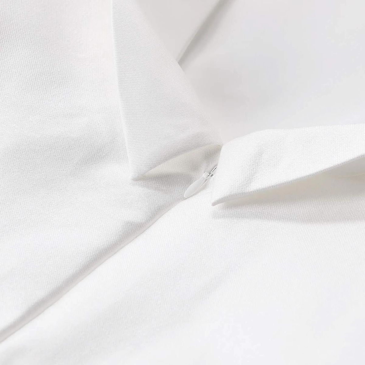 self-portrait - Maxikleid im Material-Mix - Größe 34 - weiß