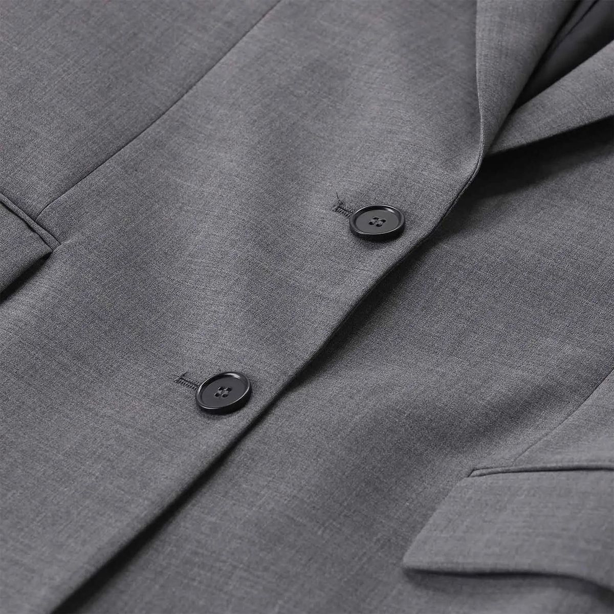 Oversized Wollblazer mit Logo-Details