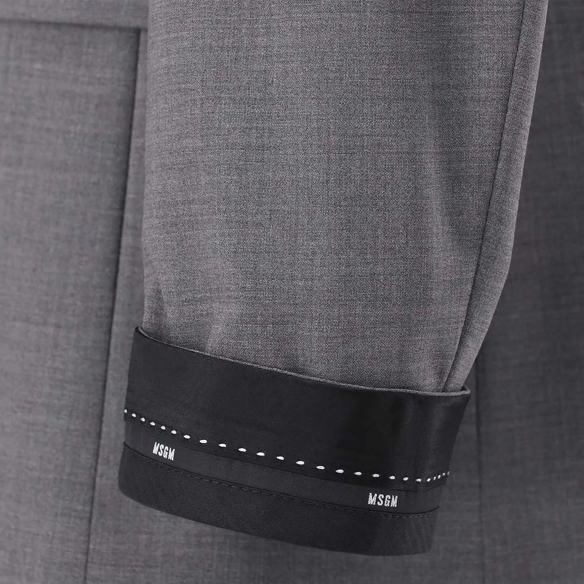 Oversized Wollblazer mit Logo-Details