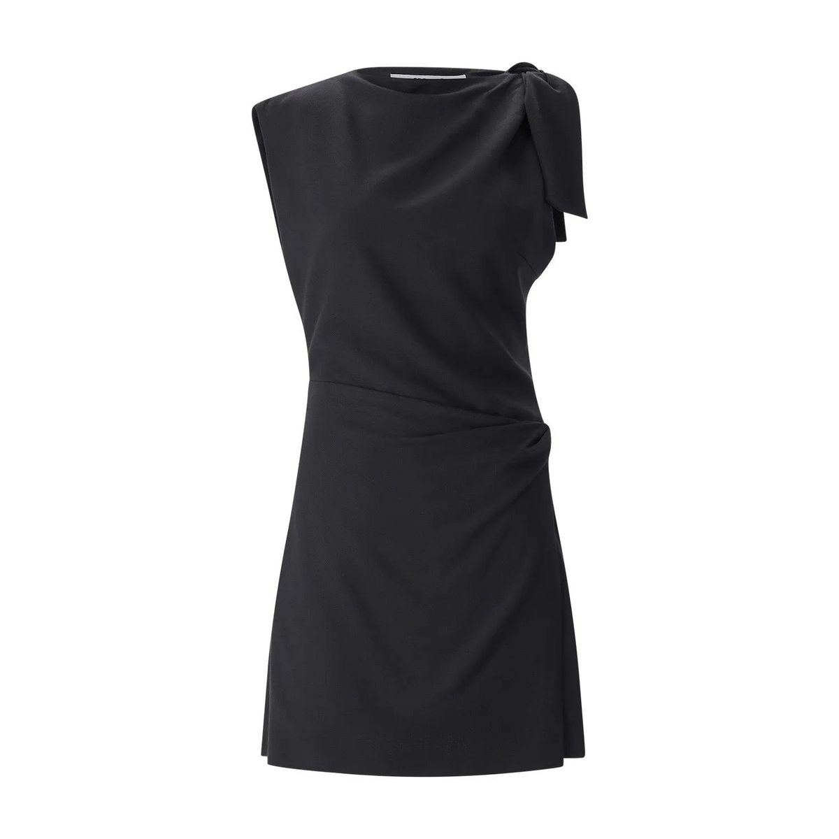 Ärmelloses, tailliertes Minikleid mit Schleife