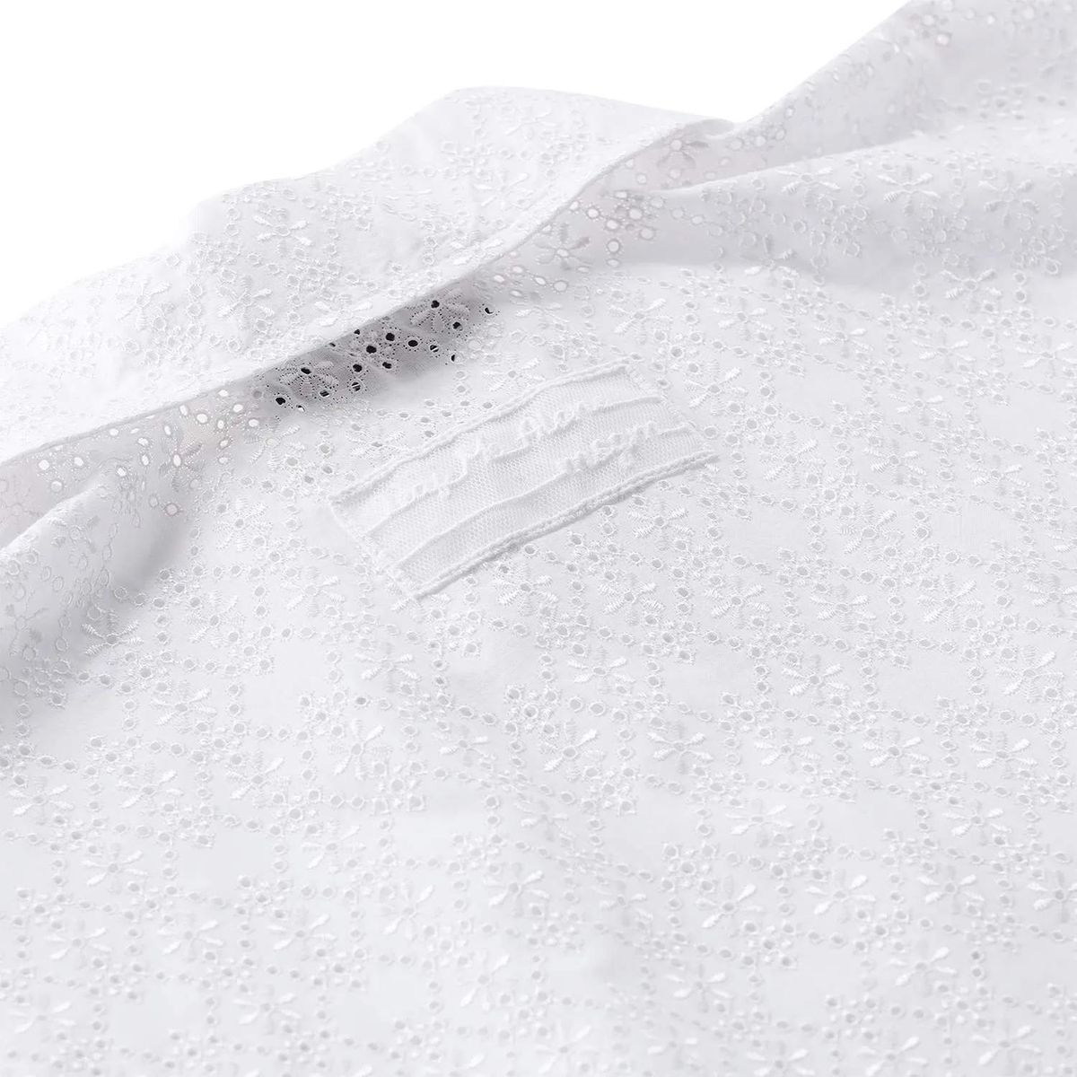 Besticktes Baumwoll-Poloshirt