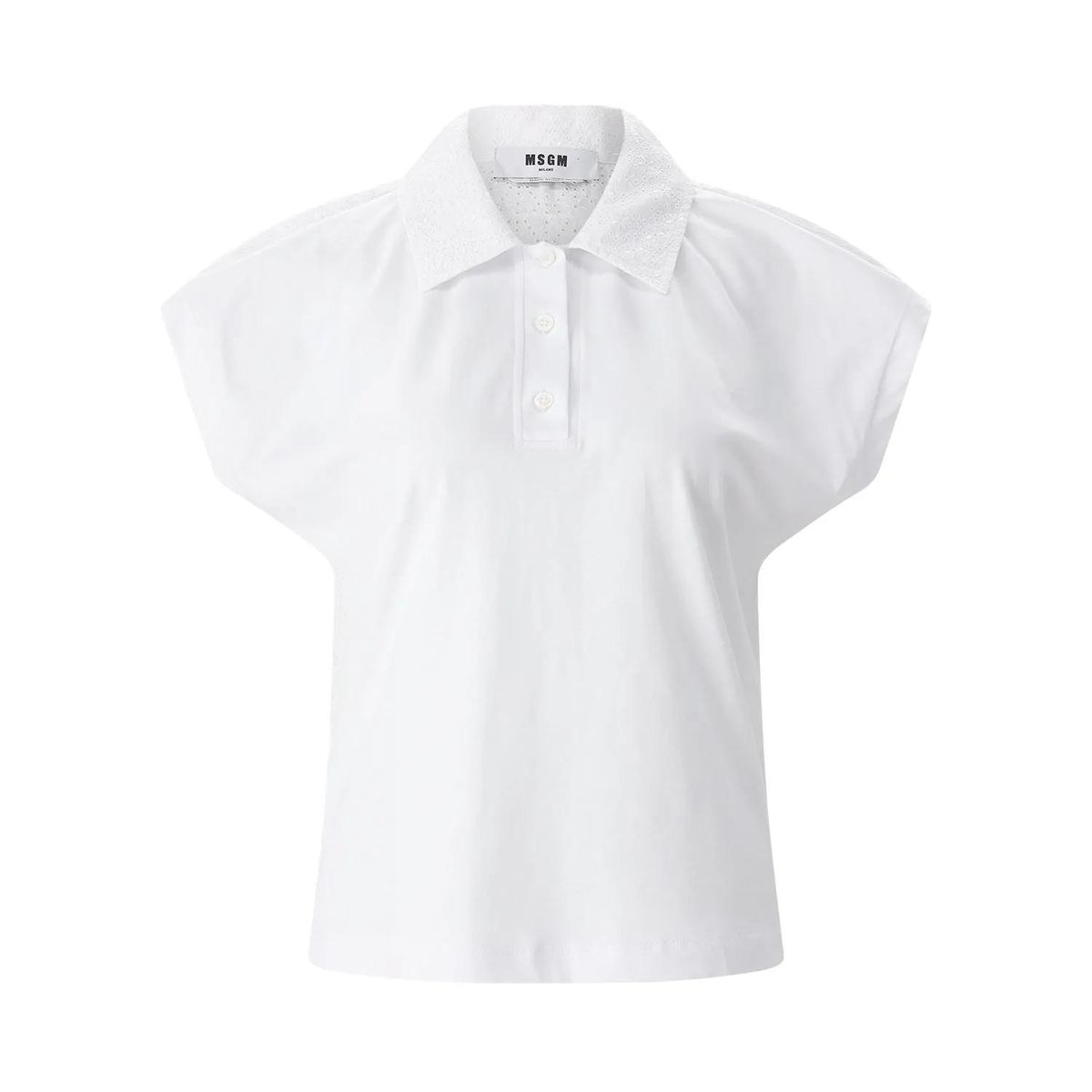 Besticktes Baumwoll-Poloshirt